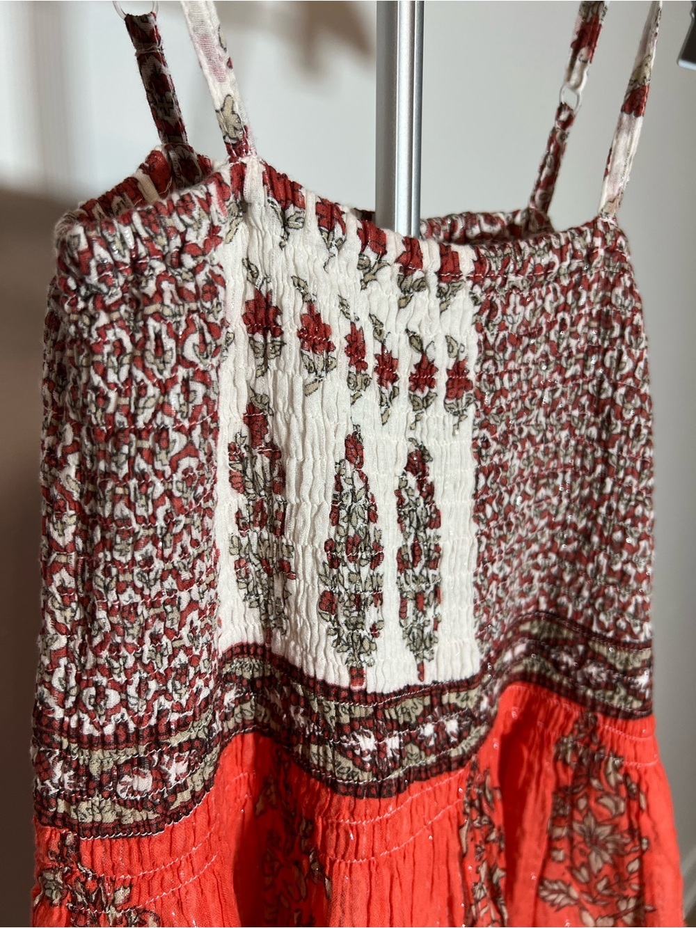 CYN by Cynthia Mehra Boho Tiered Women’s Summer Sundress with Spaghetti Straps - Picture 3 of 7